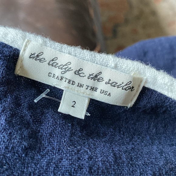 THE LADY & THE SAILOR
MILA DRESS IN navy gauze - Picture 3 of 8